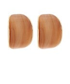 Curved Acrylic Earrings