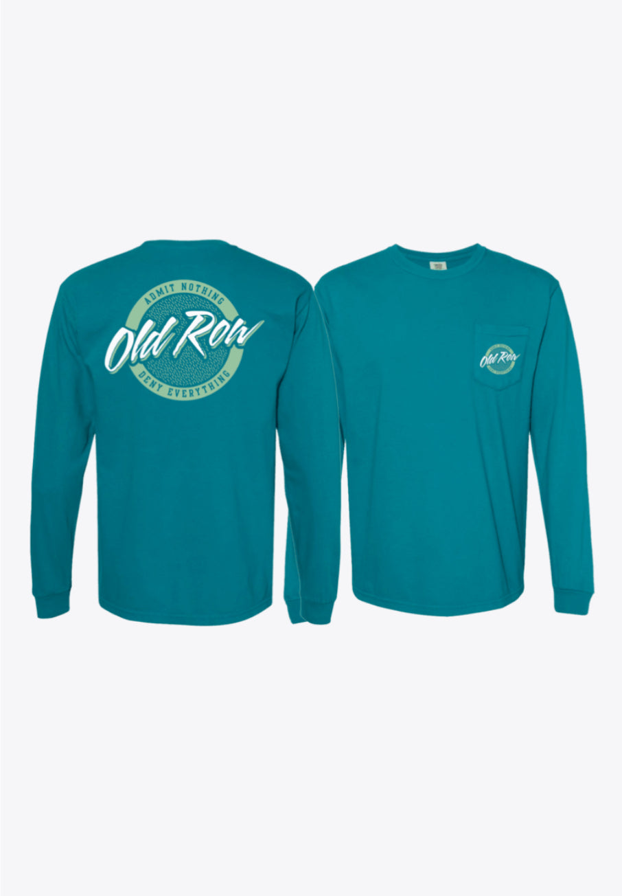 Old Row Circle Logo LS Pocket Tee
