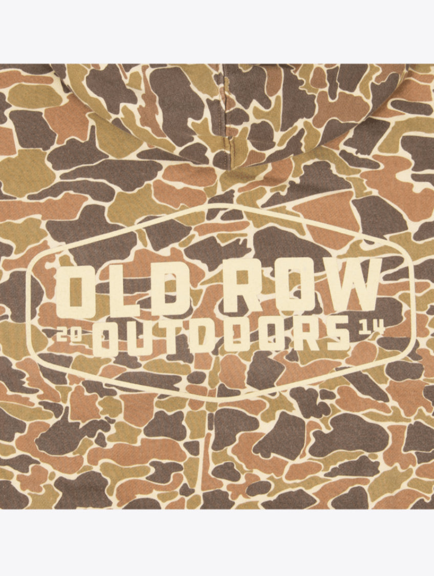 Old Row Outdoors Badge Duck Camo Hoodie