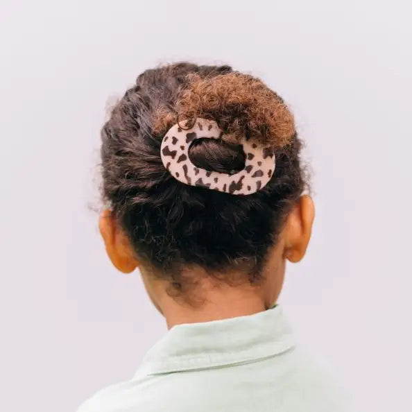 Teleties Round Flat Hair Clip | Small