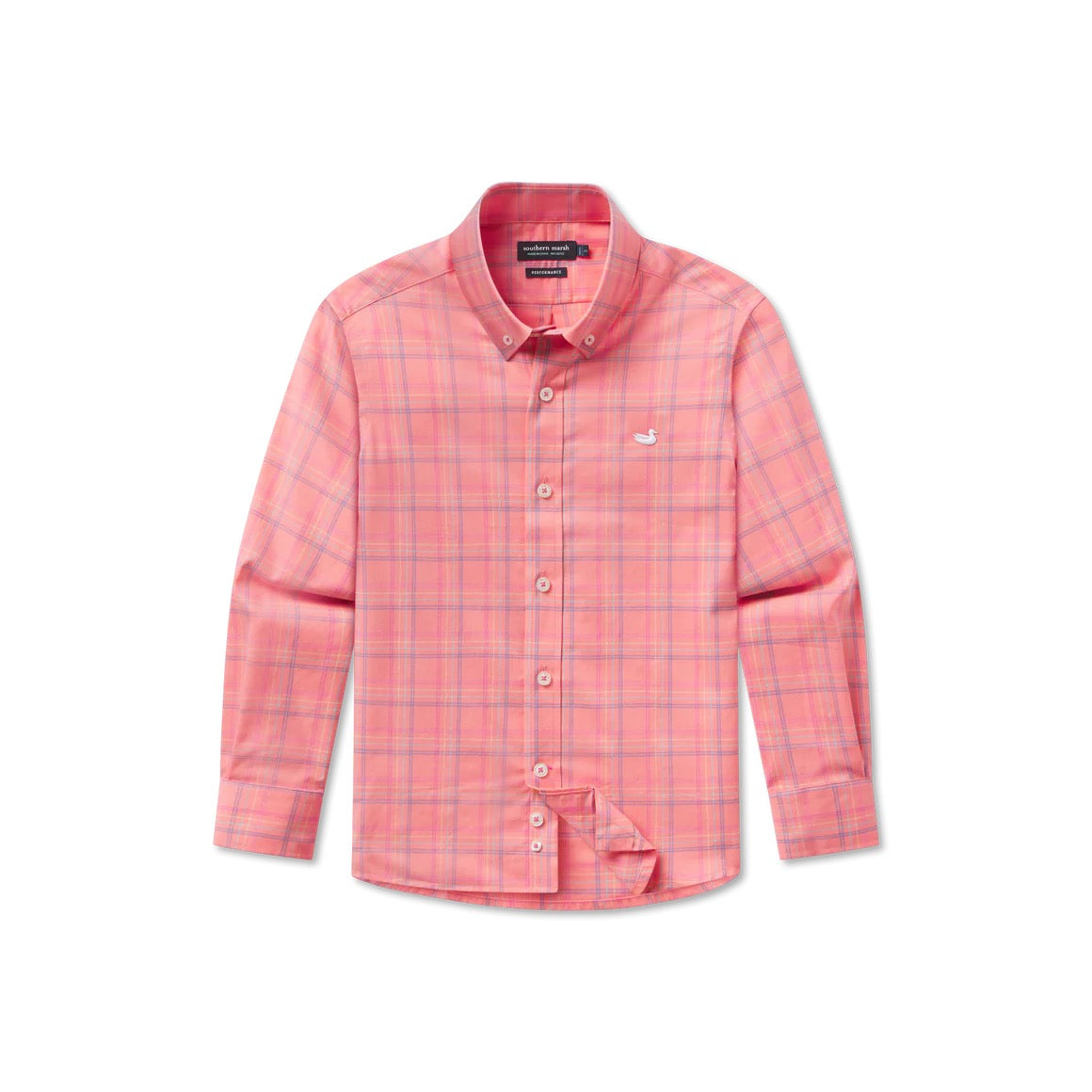 Southern Marsh YOUTH Chatham Lines Performance Dress Shirt