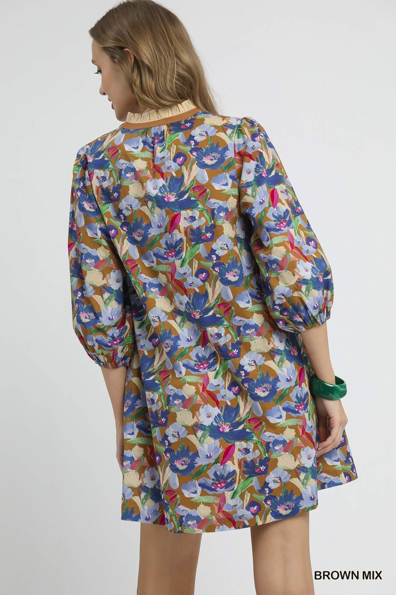 Floral V-Neck Dress