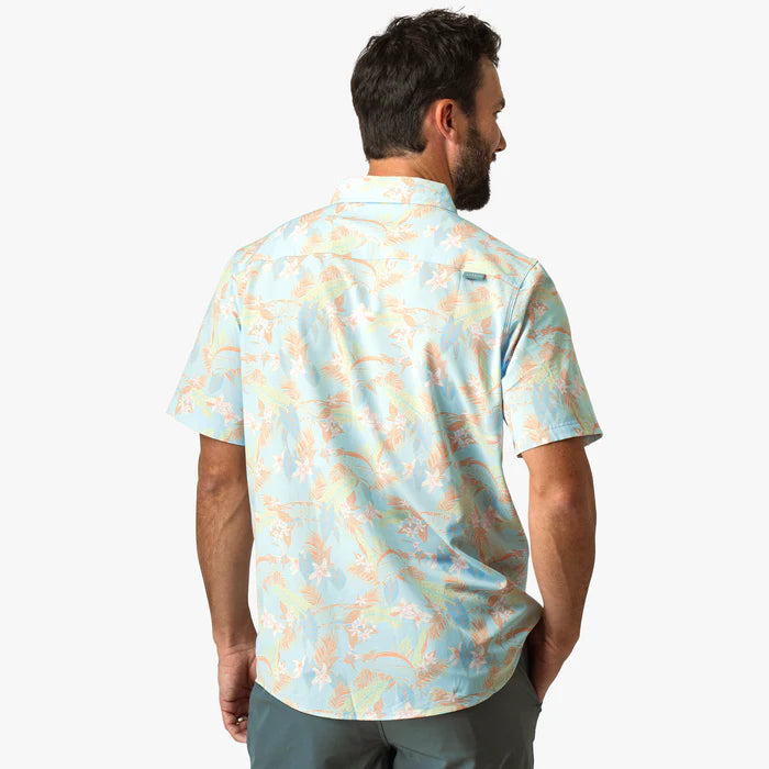 Aftco Boatbar Printed Button Down Shirt