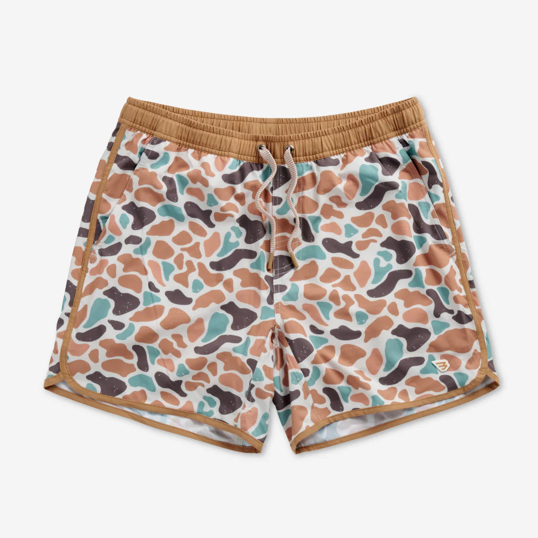 Burlebo Youth Swim Trunk - Bayside Camo