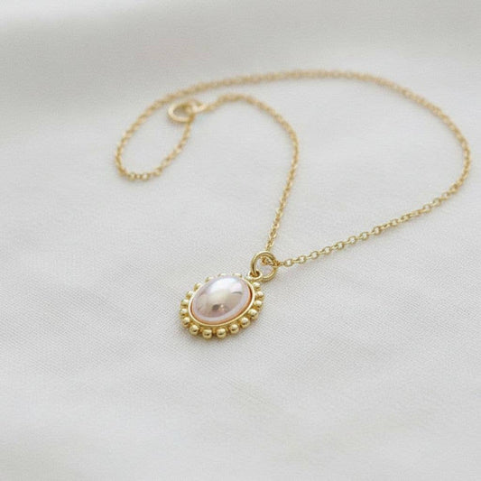 Vintage Inspired Pearl Necklace