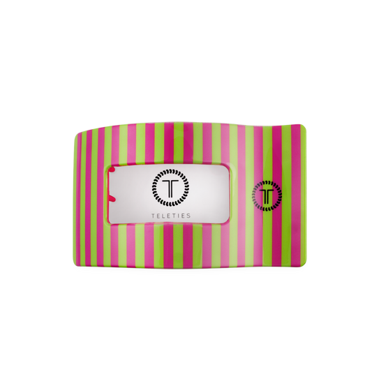 Teleties Flat Rectangle Hair Clip Medium - Summer Crush