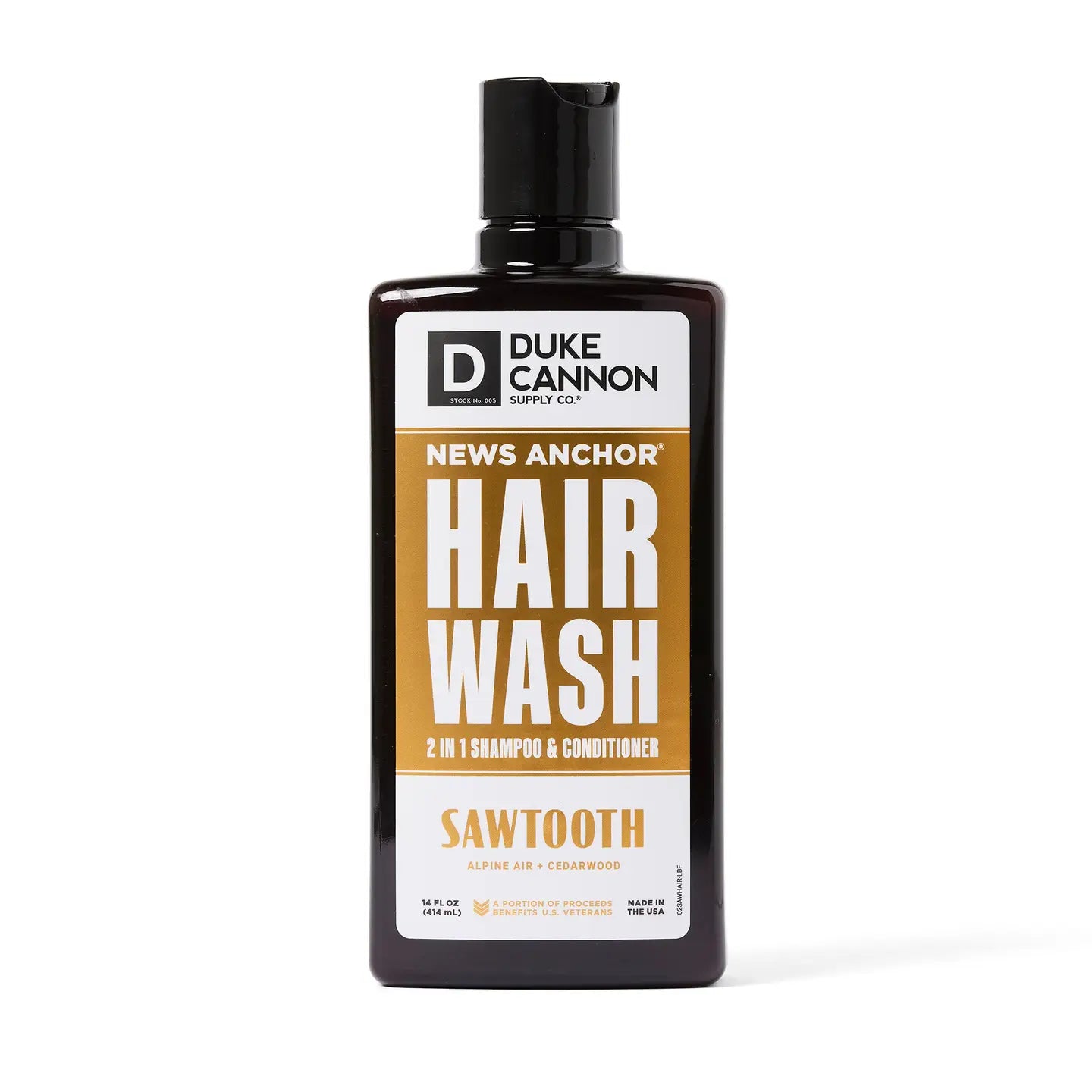 Duke Cannon News Anchor Sawtooth 2-in-1 Hair Wash