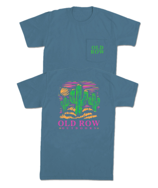 Old Row Neon Cactus SS Pocket Tee