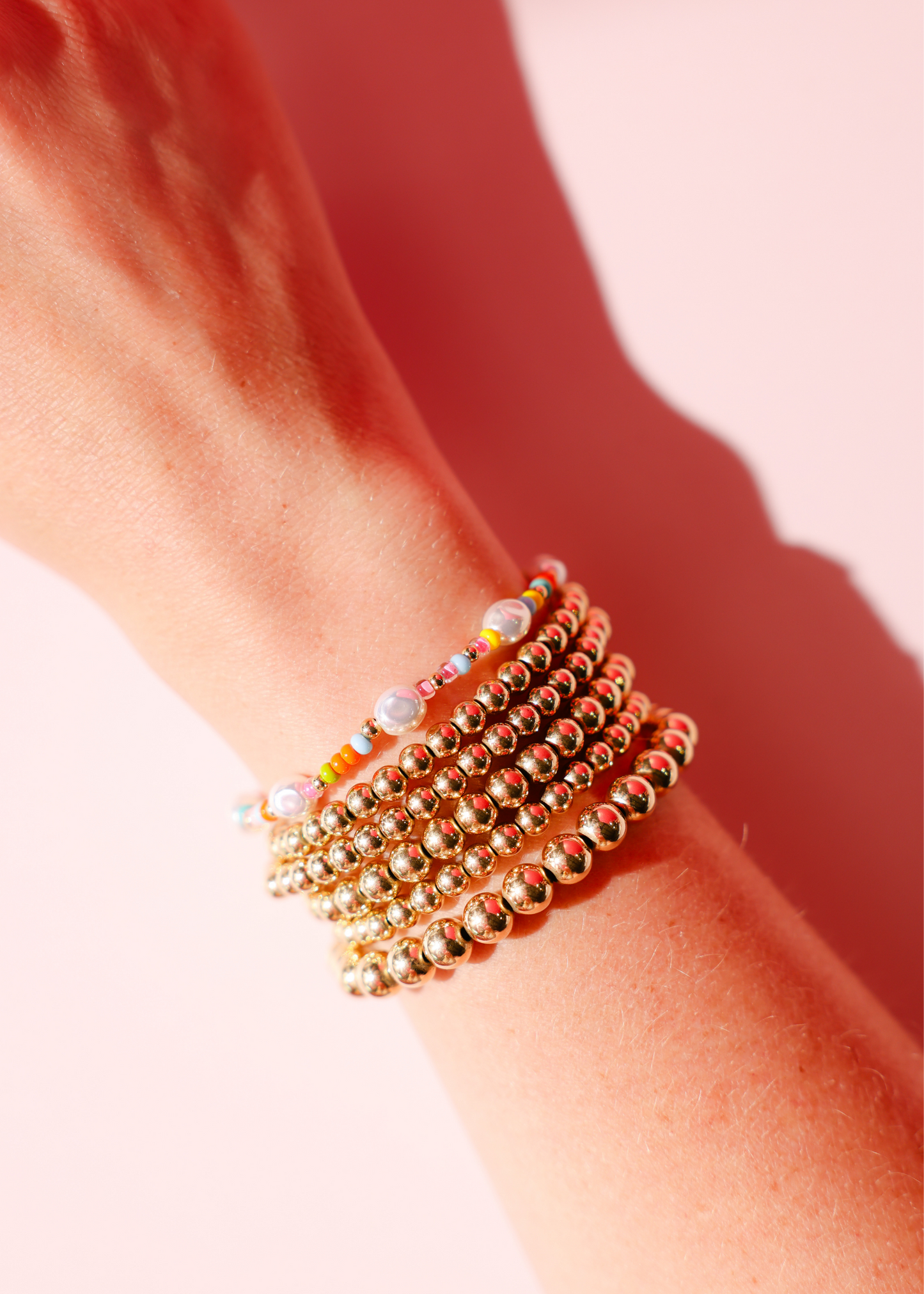 Snowcone Sprinkle Pearl Bracelet