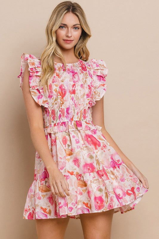 TCEC Floral Printed Dress