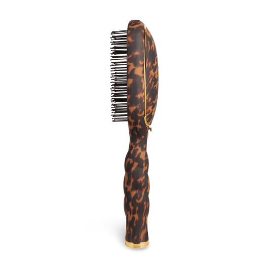 Teleties  Detangler Hair Brush for Thick Hair - Tortoise