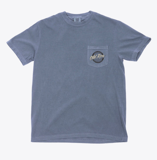Old Row Camo Circle Logo SS Pocket Tee