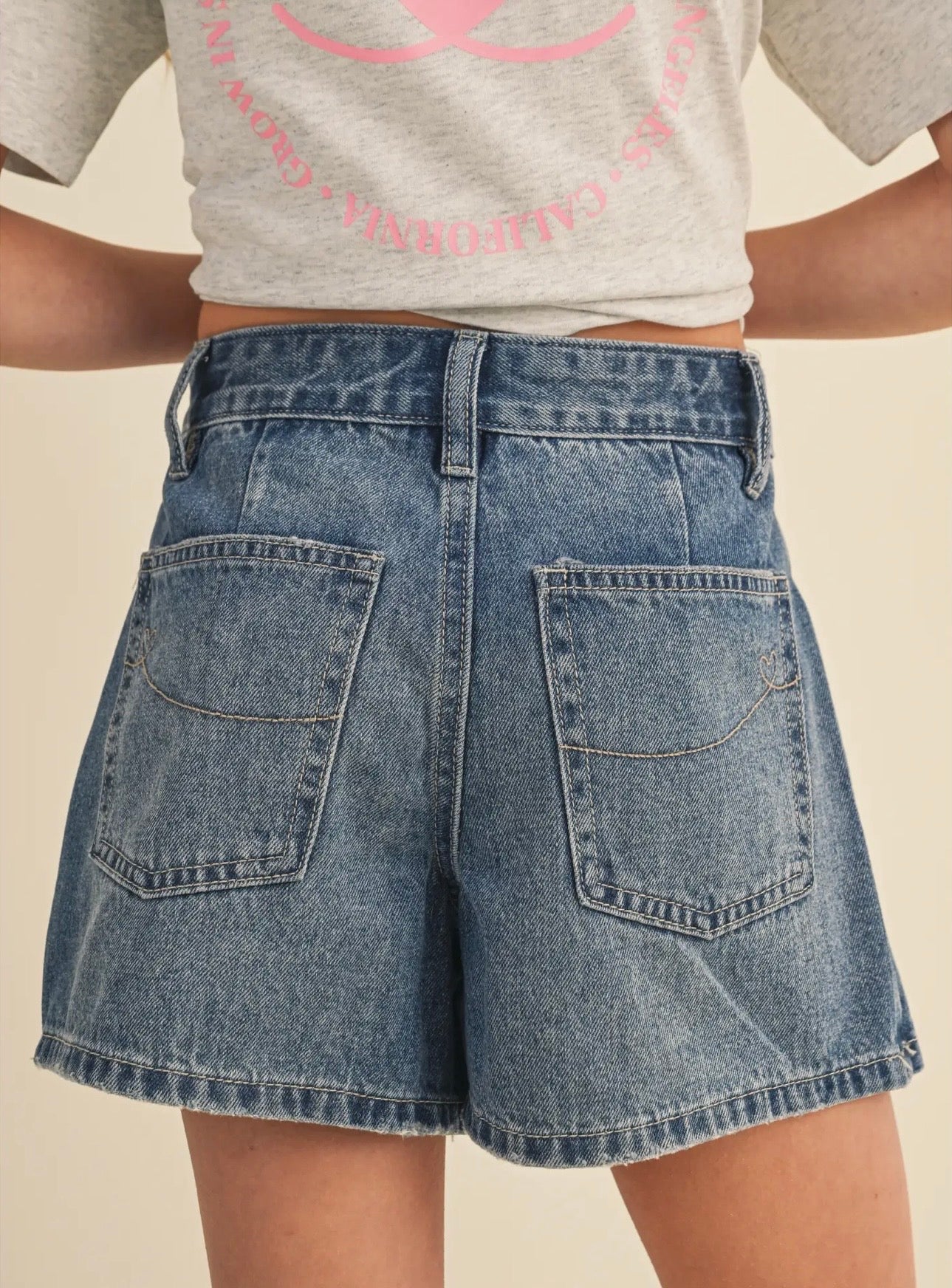 Girls Denim Skort