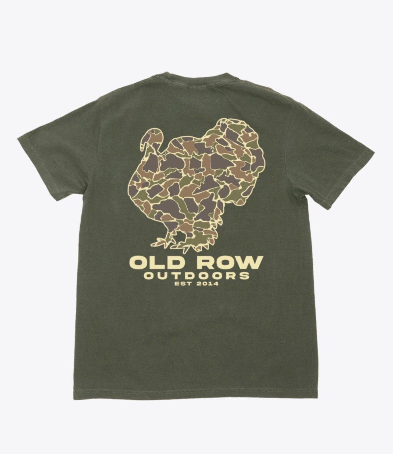 Old Row Camo Turkey Pocket SS Tee