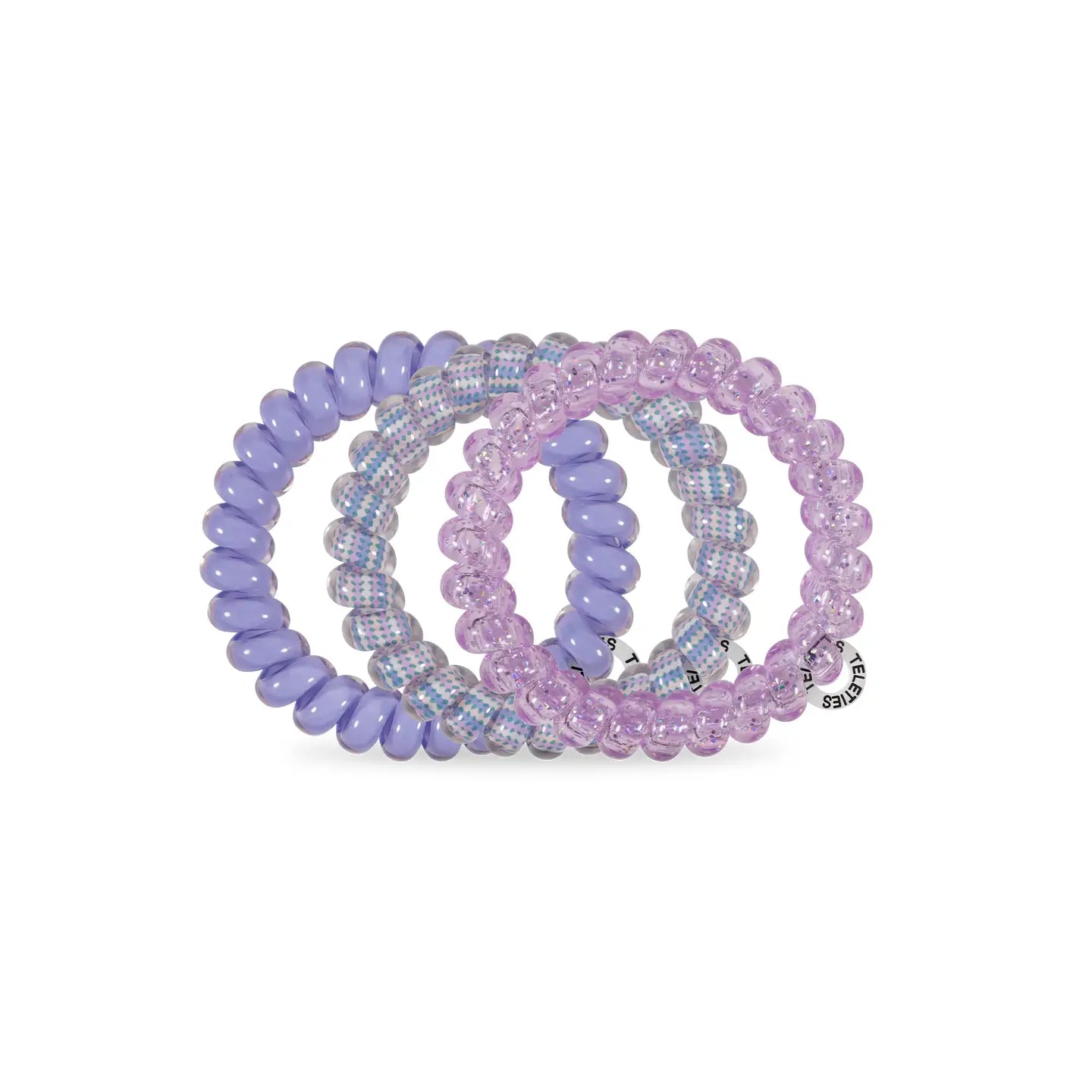 Teleties Spiral Hair Coils | Large | Lavender Mist