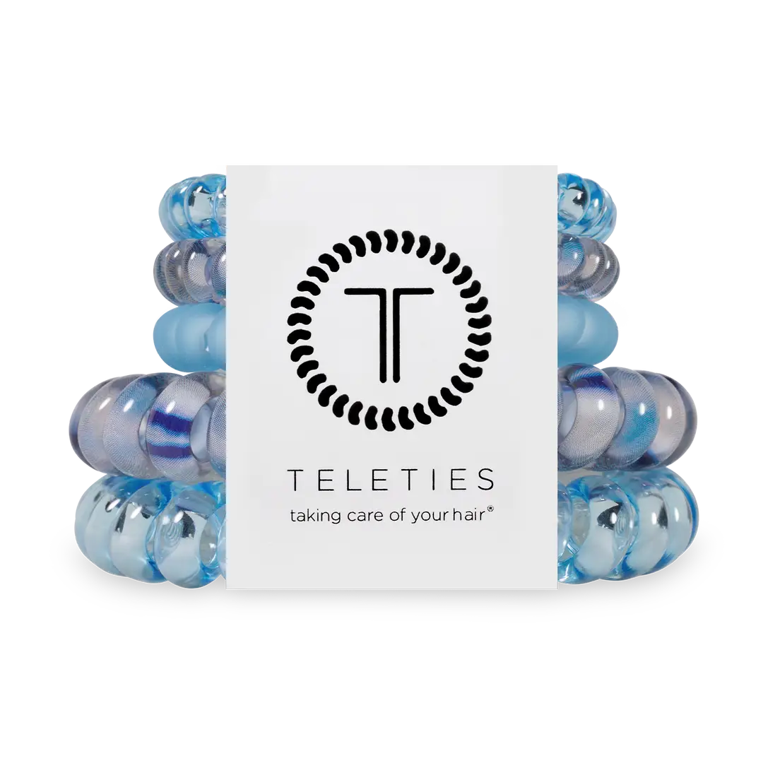 Teleties Spiral Hair Coils | Mix Pack | Blue Lagoon