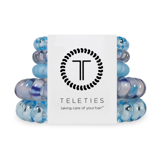 Teleties Spiral Hair Coils | Mix Pack | Blue Lagoon