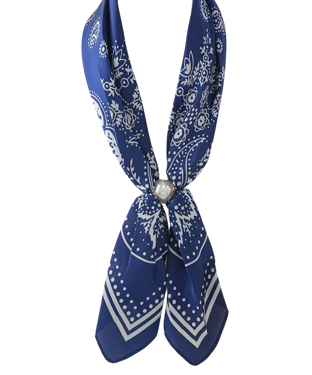 Pearl Paisley Scarf Necklace
