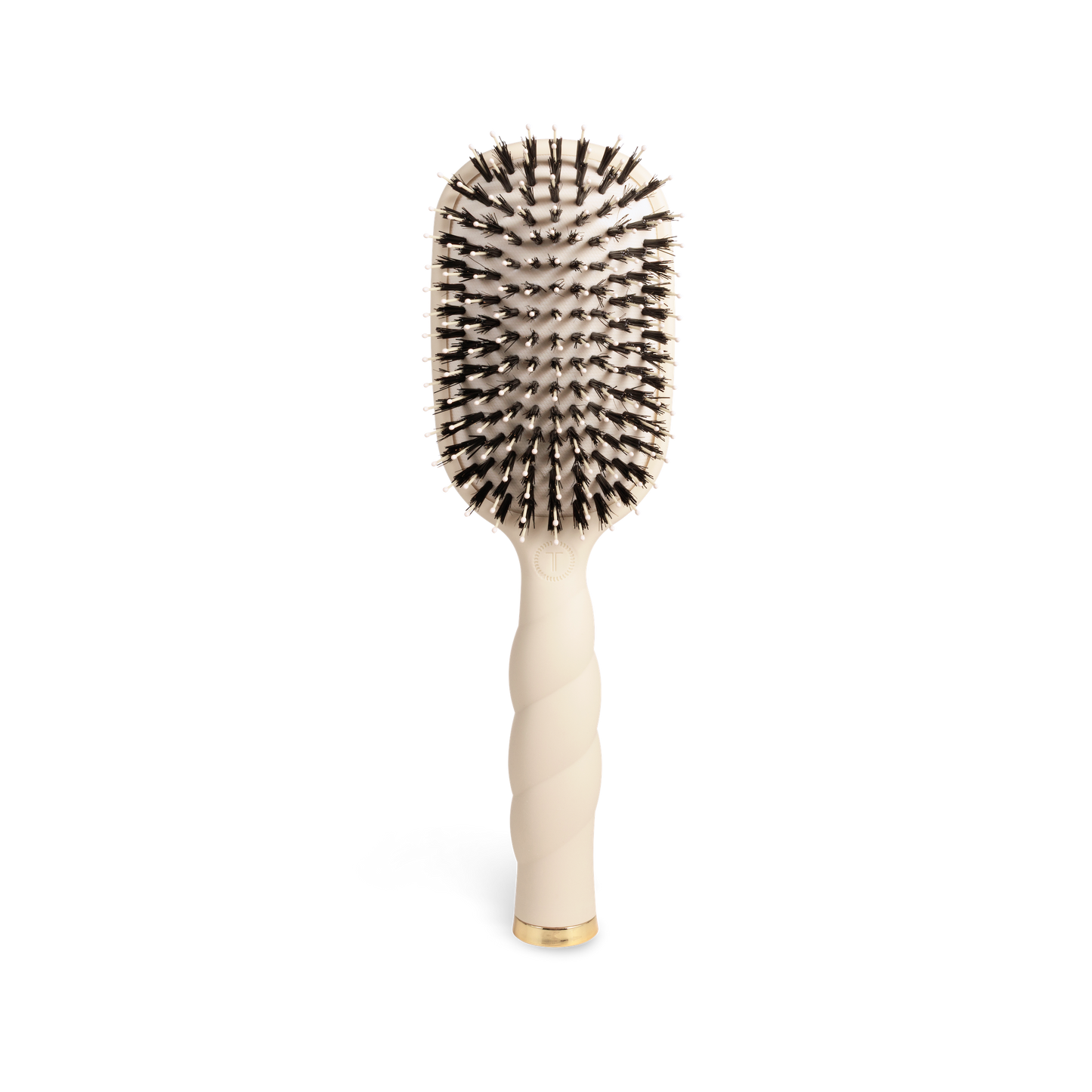 Teleties Boar Bristle Hair Brush - Tan