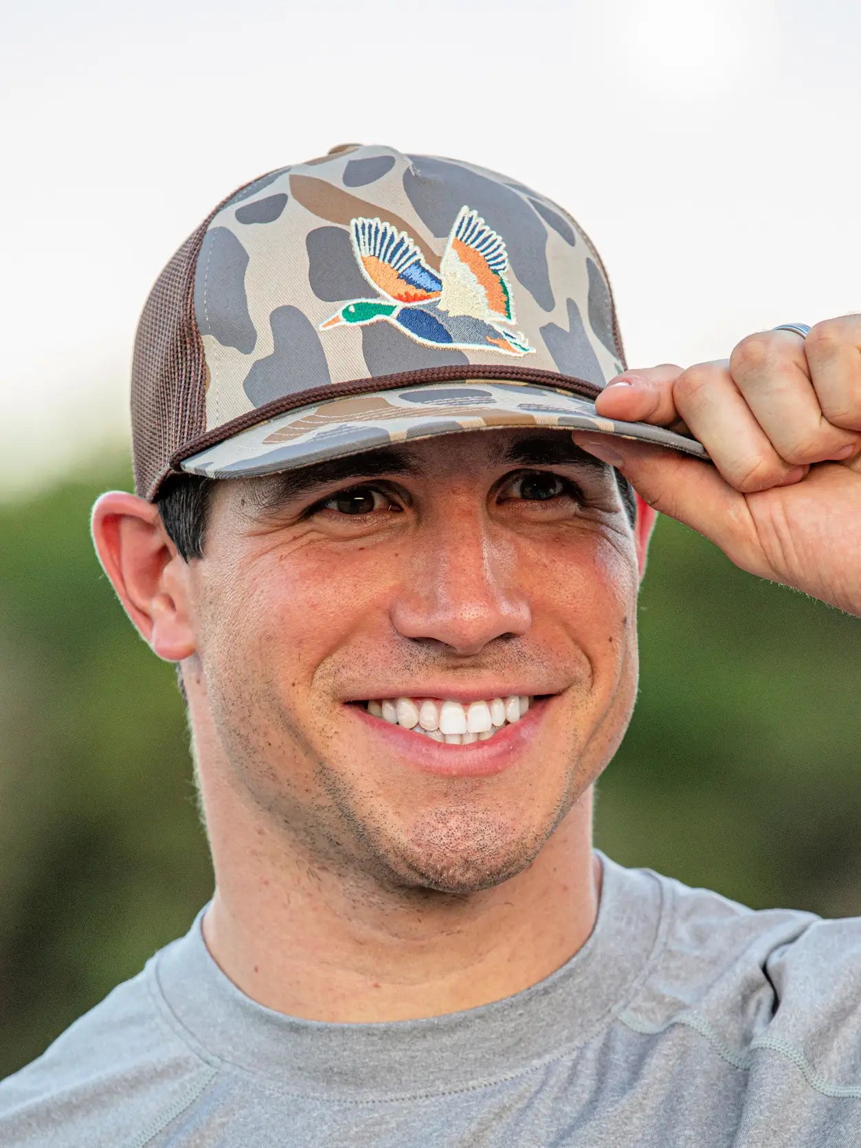 Burlebo Retro Camo Duck Cap