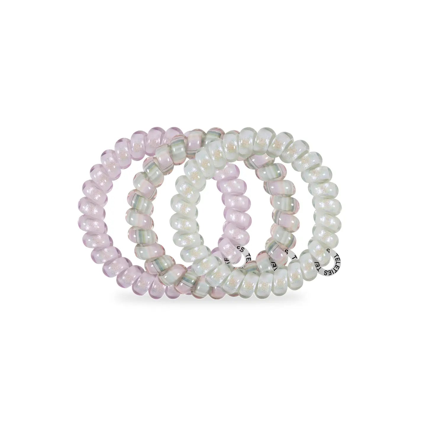 Teleties Opal Glow Large Hair Ties