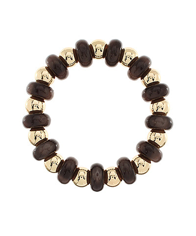 Color Bead & CCB Ball Bracelet