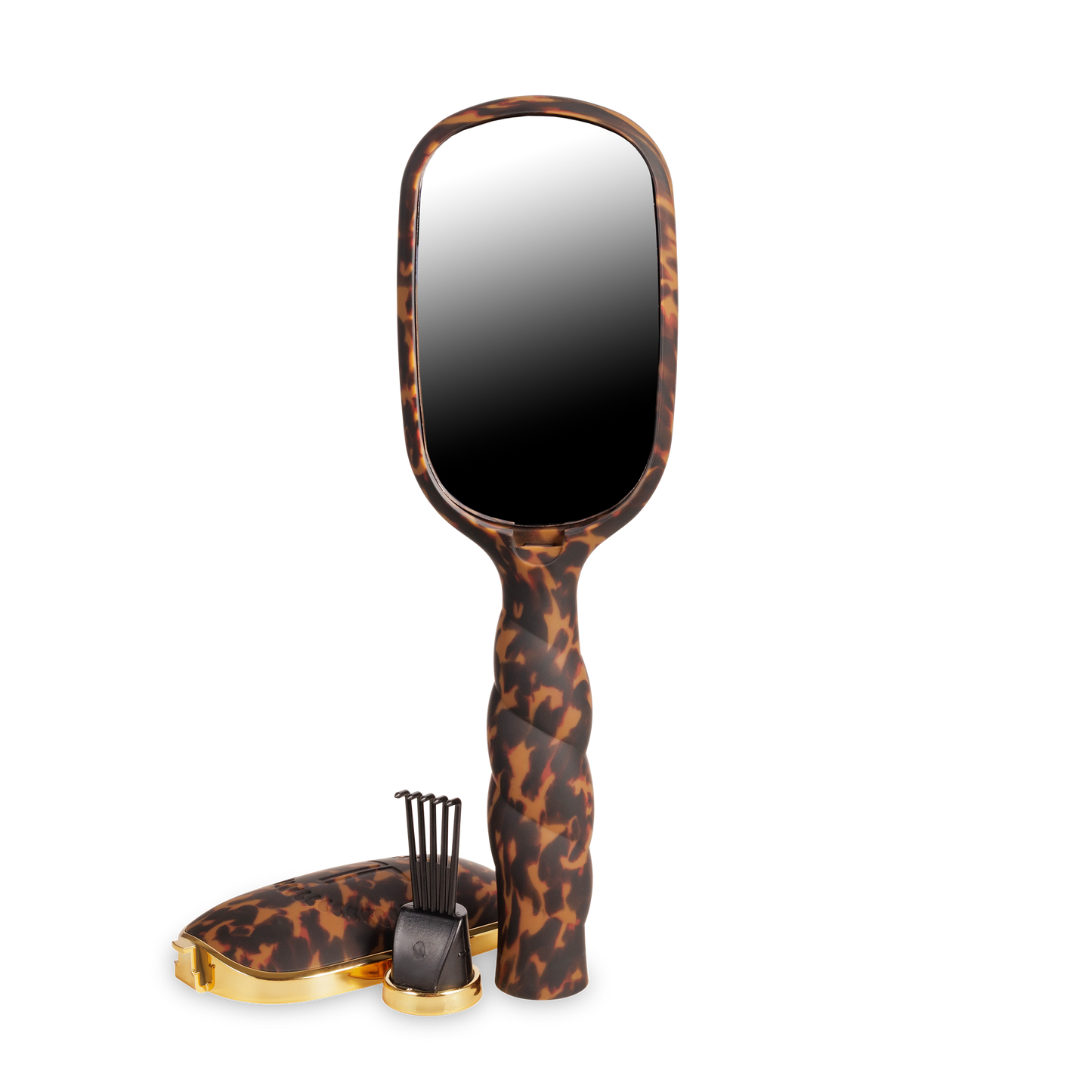 Teleties  Detangler Hair Brush for Thick Hair - Tortoise