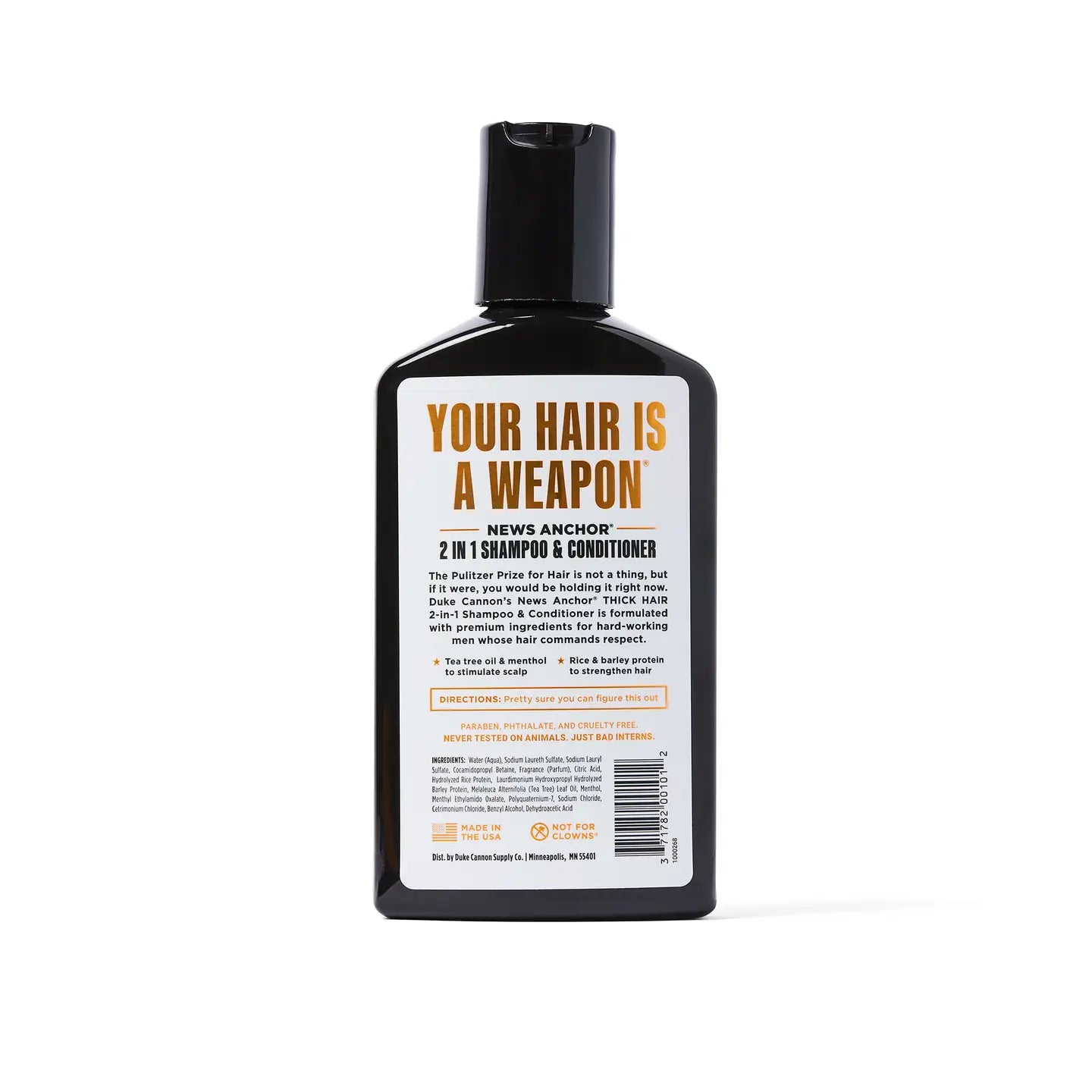 Duke Cannon News Anchor 2-in-1 Thick Hair Wash