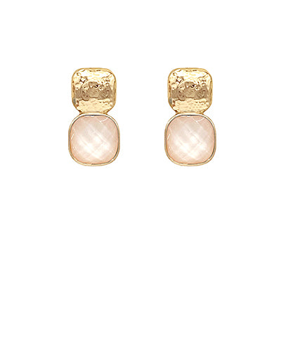 Stone & Textured Earrings