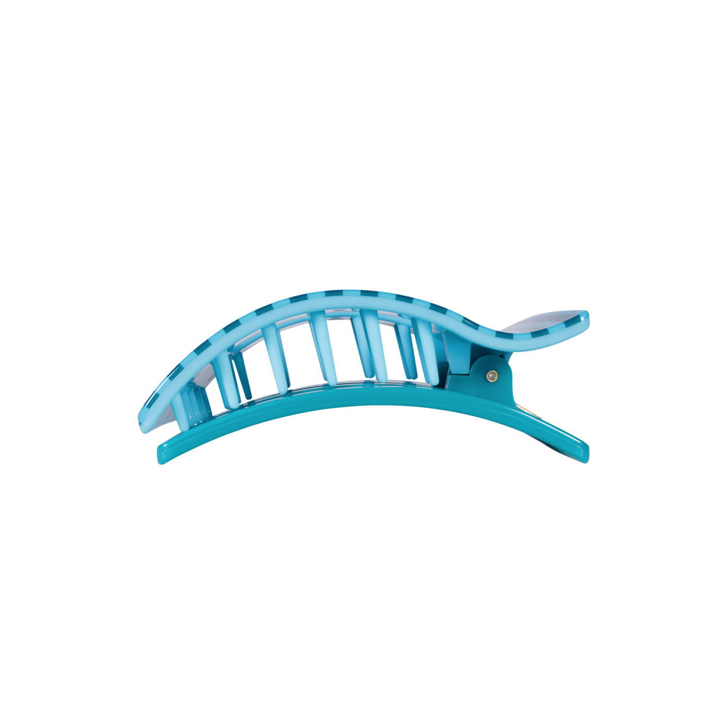 Teleties Flat Rectangle Hair Clip Medium - Splash Zone
