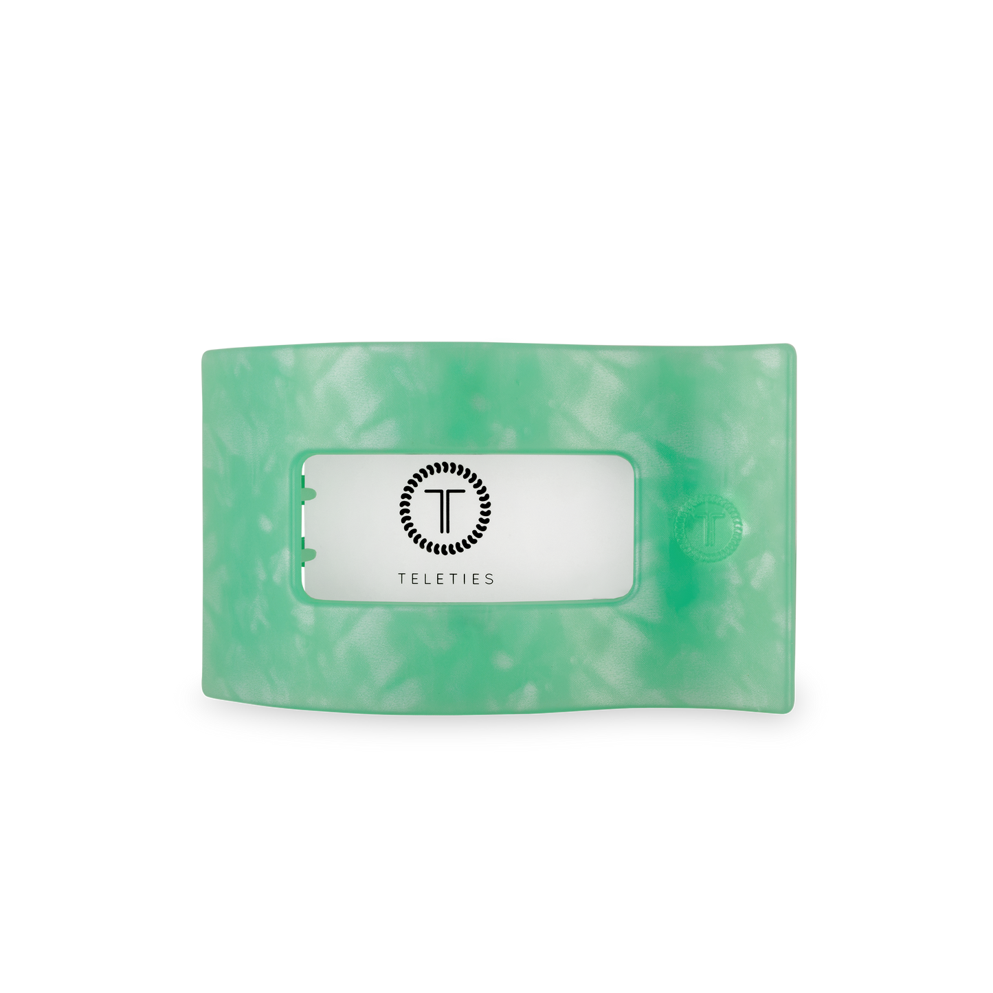 Teleties Flat Rectangle Hair Clip Medium - Spring Splash