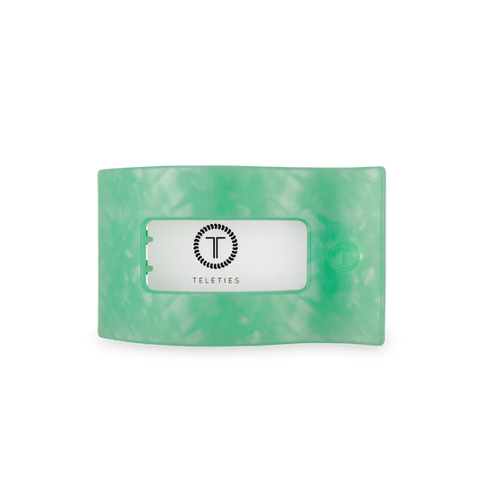 Teleties Flat Rectangle Hair Clip Medium - Spring Splash