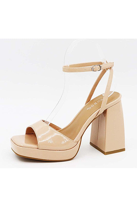 Ankle Strap Chunky Heel