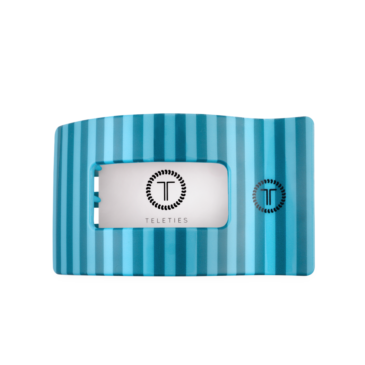Flat Rectangle Hair Clip Large - Splash Zone