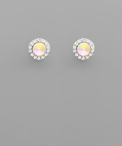 Crystal Trimmed Studs