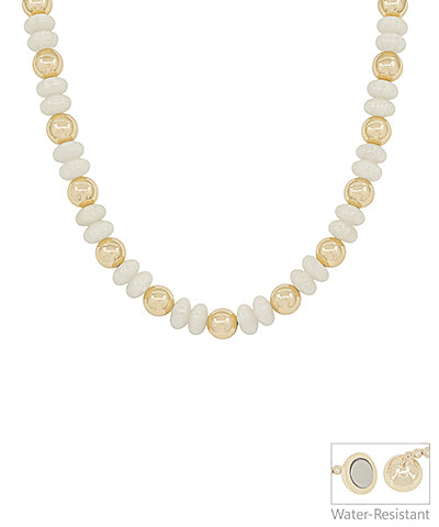 10MM Candy & CCB Beaded Necklace