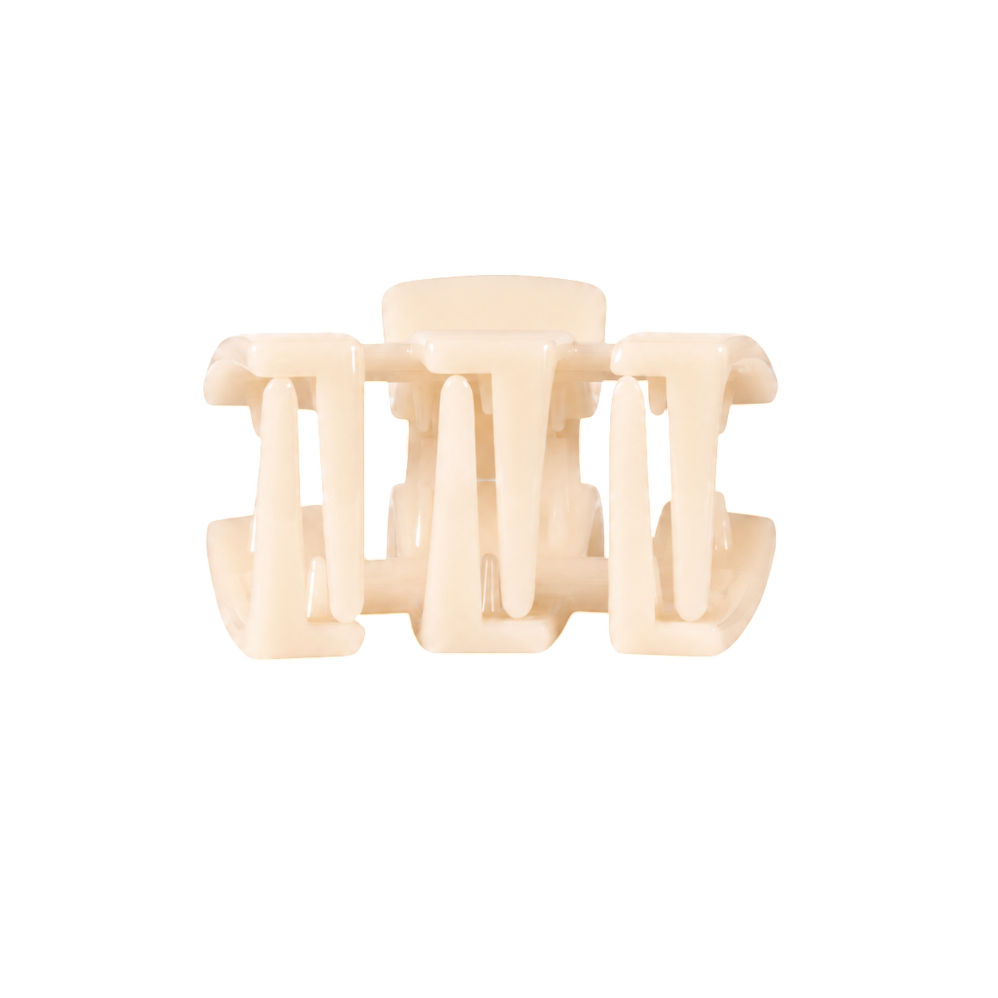 Teleties Classic Claw Clip Petite - Almond Beige
