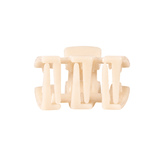 Teleties Classic Claw Clip Petite - Almond Beige