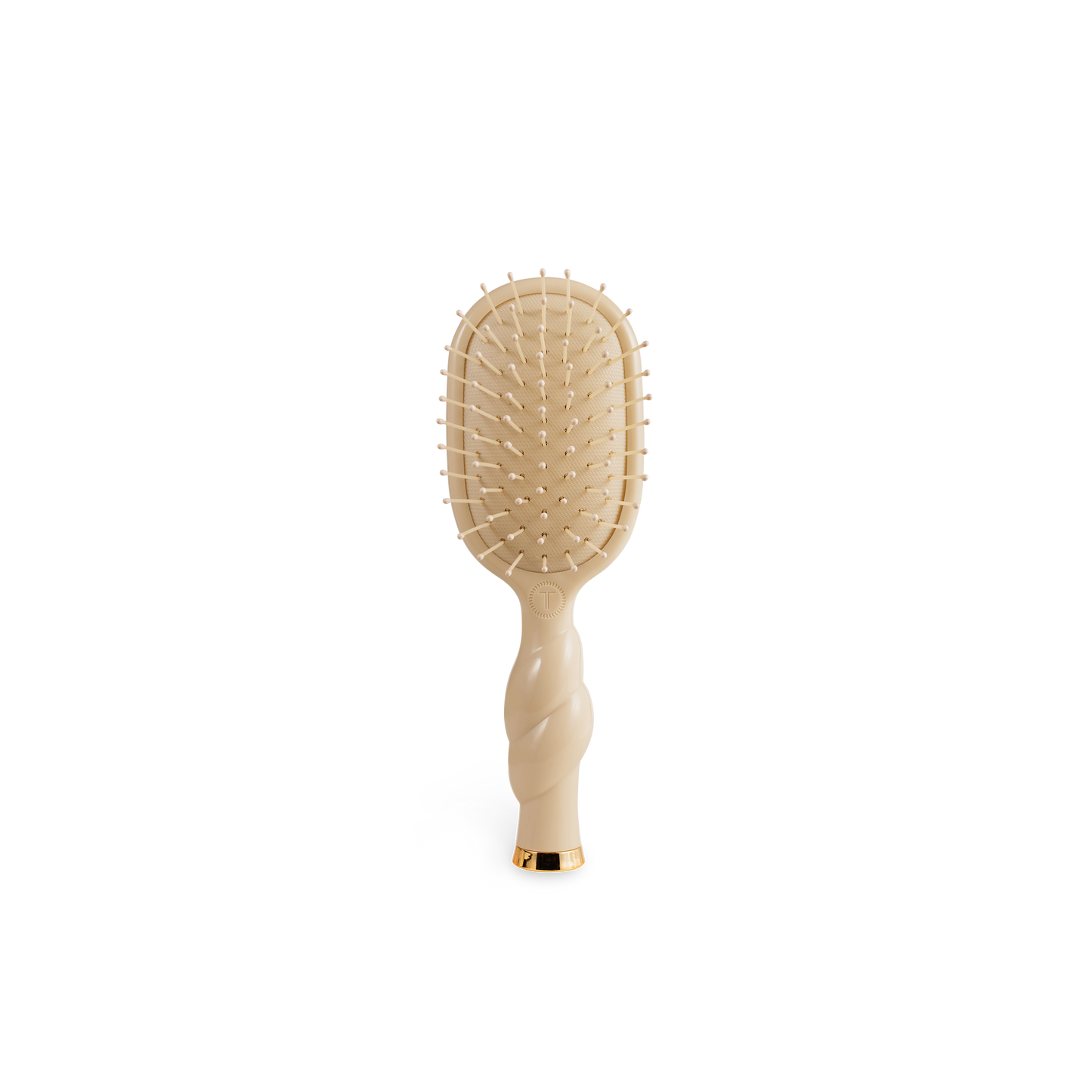 Teleties Mini Detangler Brush for Medium Hair - Tan