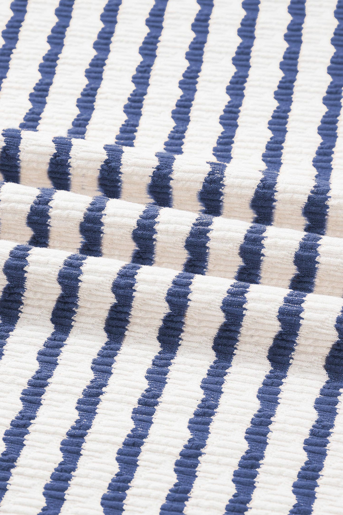 Striped Textured Knit Top