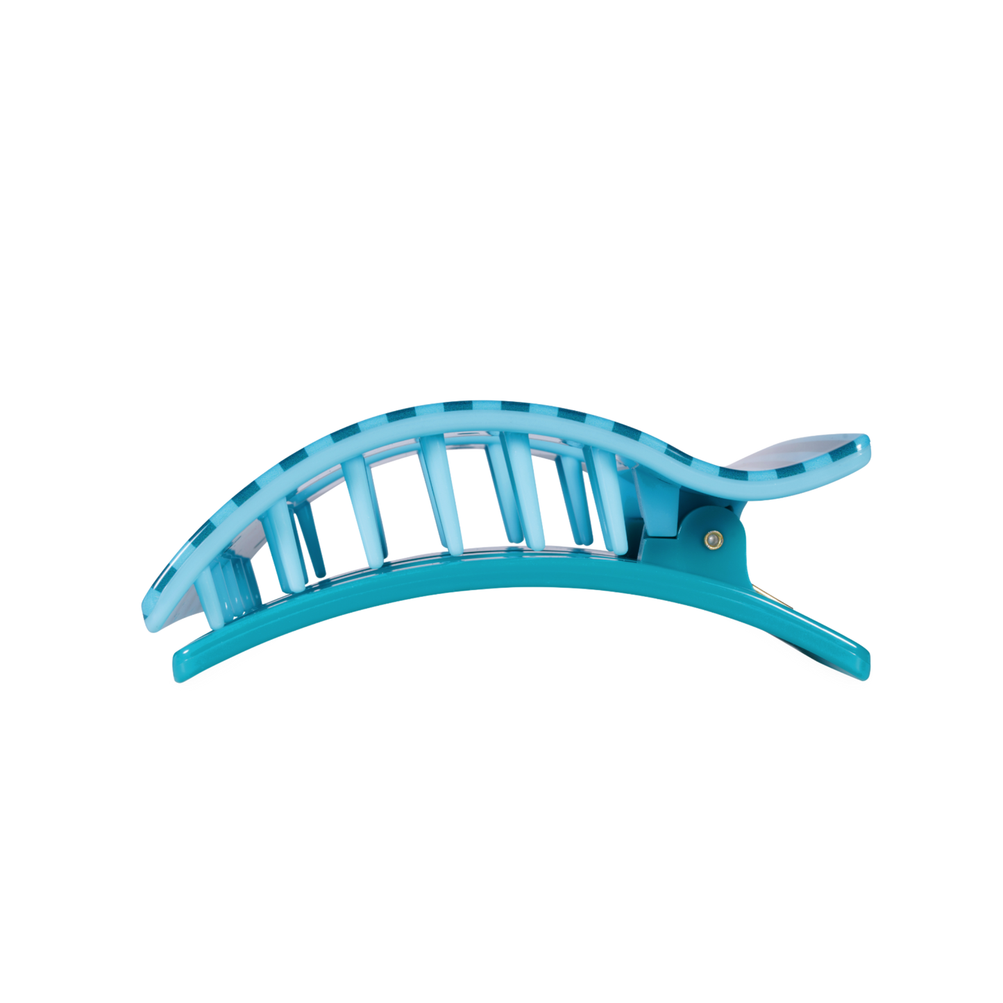 Flat Rectangle Hair Clip Large - Splash Zone