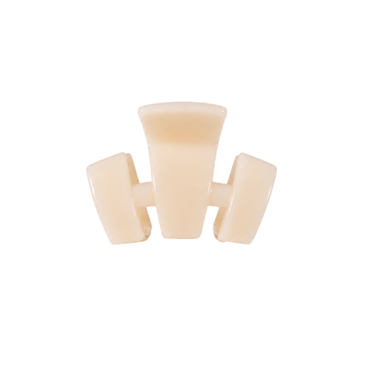 Teleties Classic Claw Clip Petite - Almond Beige