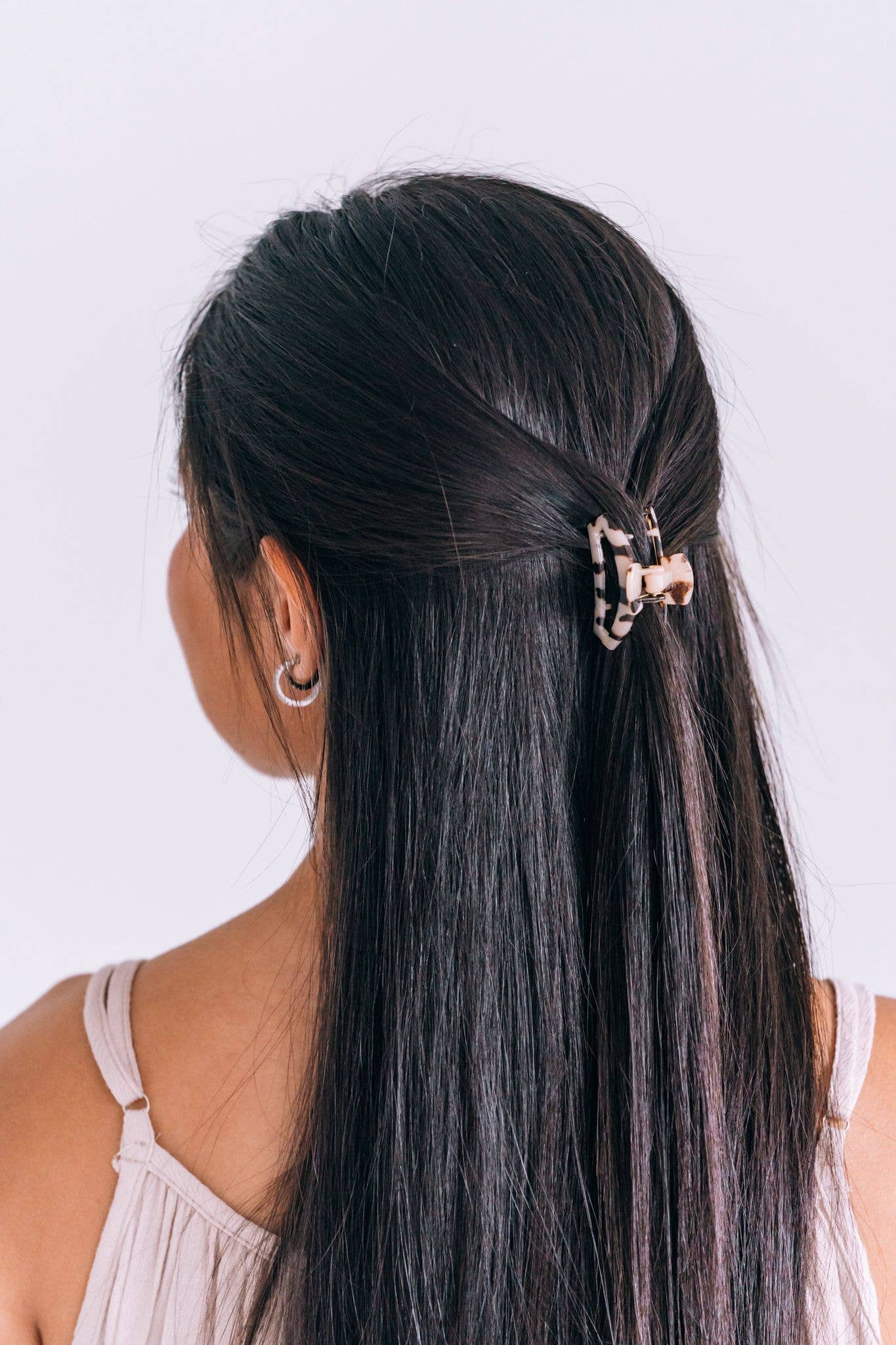 Teleties Open Hair Clip Tiny - Blonde Tortoise