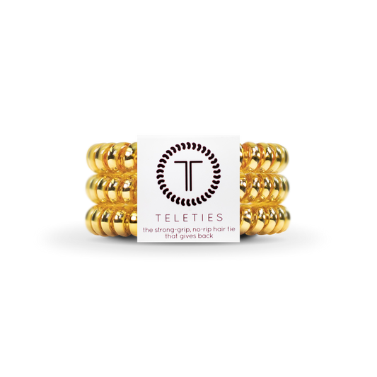 Teleties Spiral Hair Coils Small - Sunset Gold