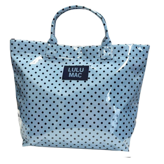 Lulu Mac Tote Bag-Light Blue/Navy