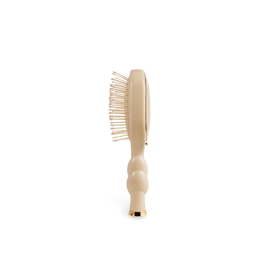 Teleties Mini Detangler Brush for Medium Hair - Tan