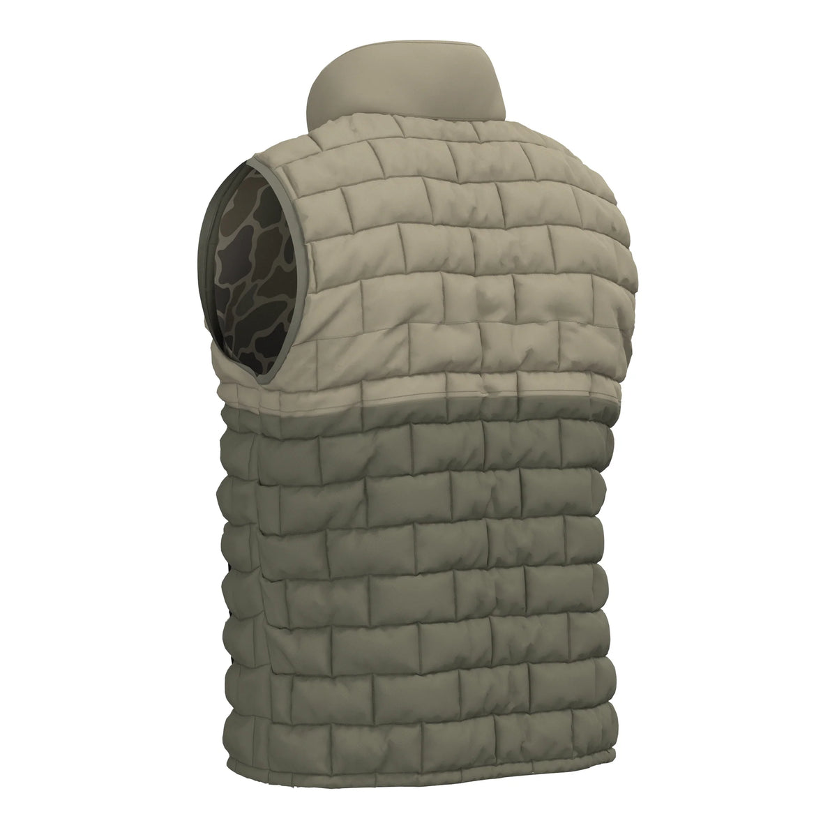 Local Boy Duck Down Vest-Brush Camo