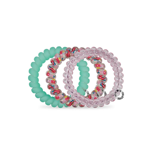 Teleties Spiral Hair Coils | Large | Spring Splash