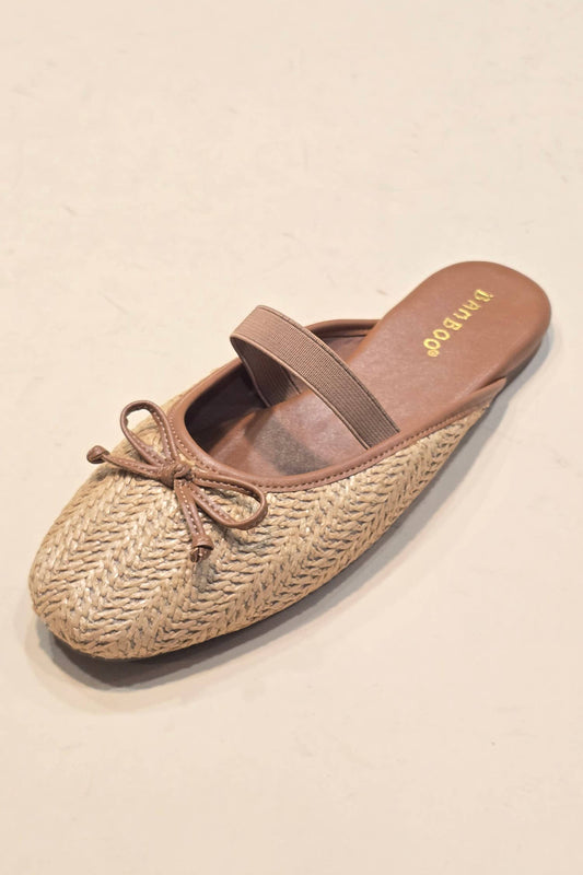 Bamboo Caring Mary Jane Slides