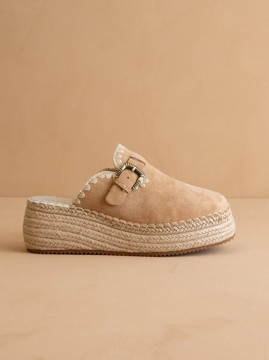 Edith Raffia Clog
